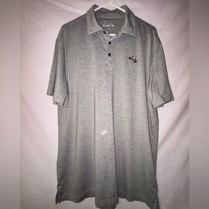Arnold Palmer Men's Classic Gray Polo